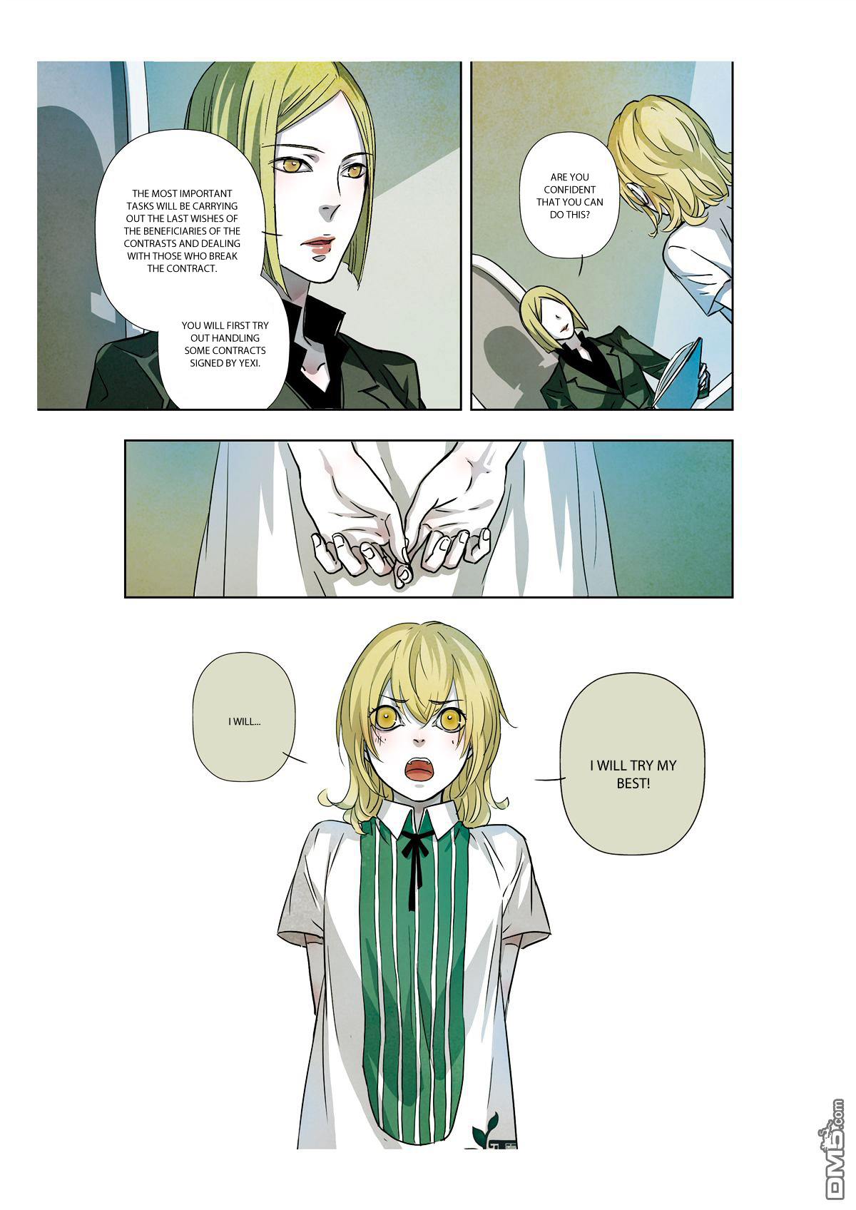 Looking for Clotho Chapter 7 page 16 - Chapter 7 : Bloodstained Greeting