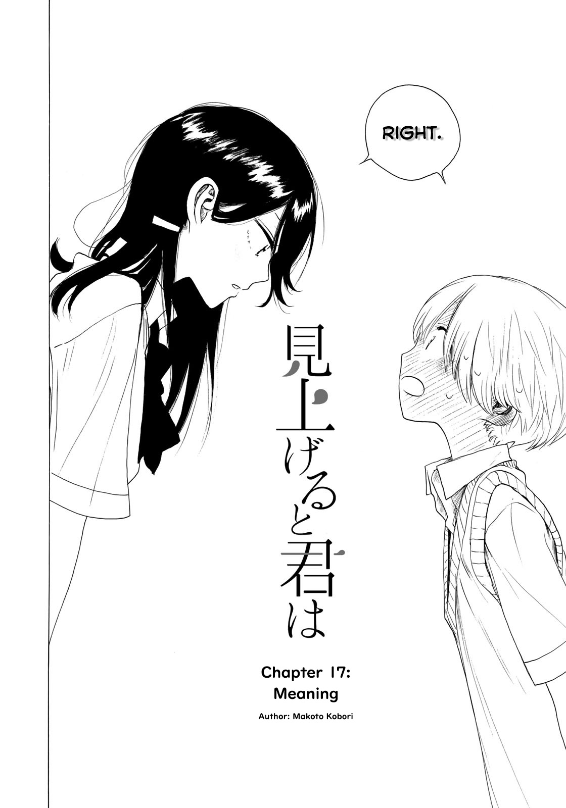 Looking Up to You Chapter 17 page 2 - Chapter 17: Meaning