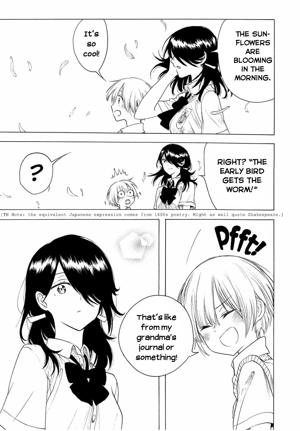 Looking Up to You Chapter 9 page 13 - Chapter 9: Blooming in the Sun