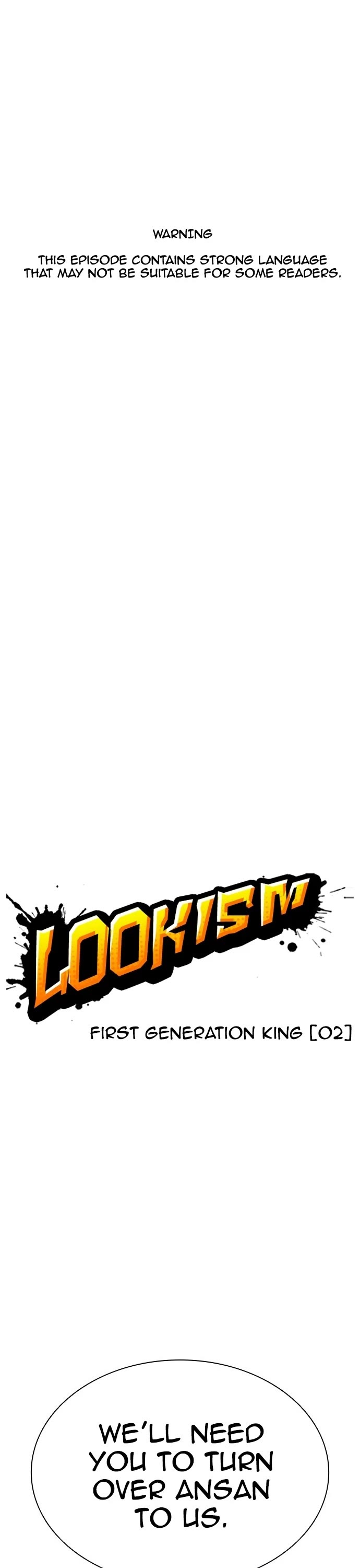Lookism Chapter 405 page 1 - Chapter 405: Ep. 405: First Generation King (2)
