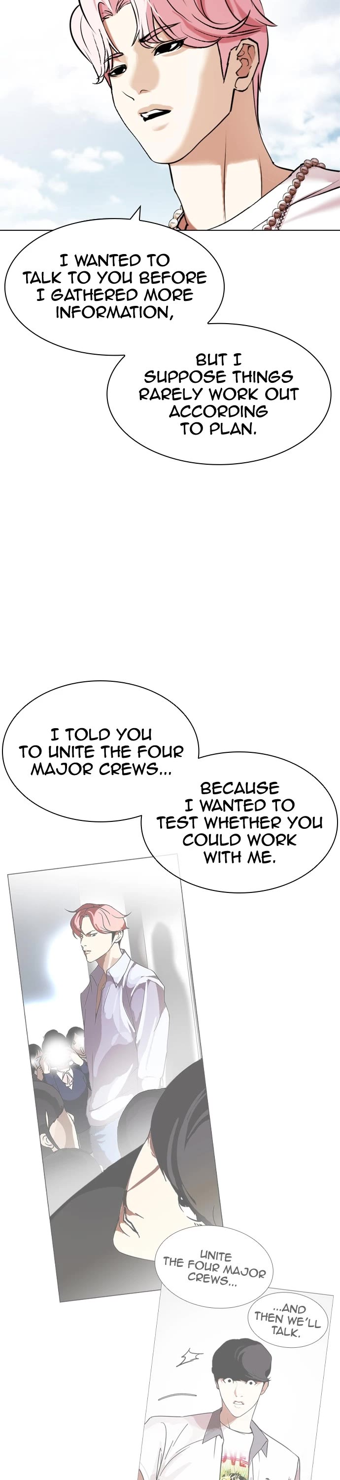 Lookism Chapter 430 page 12 - Chapter 430: Ep 430: The United Four Major Crews (1)
