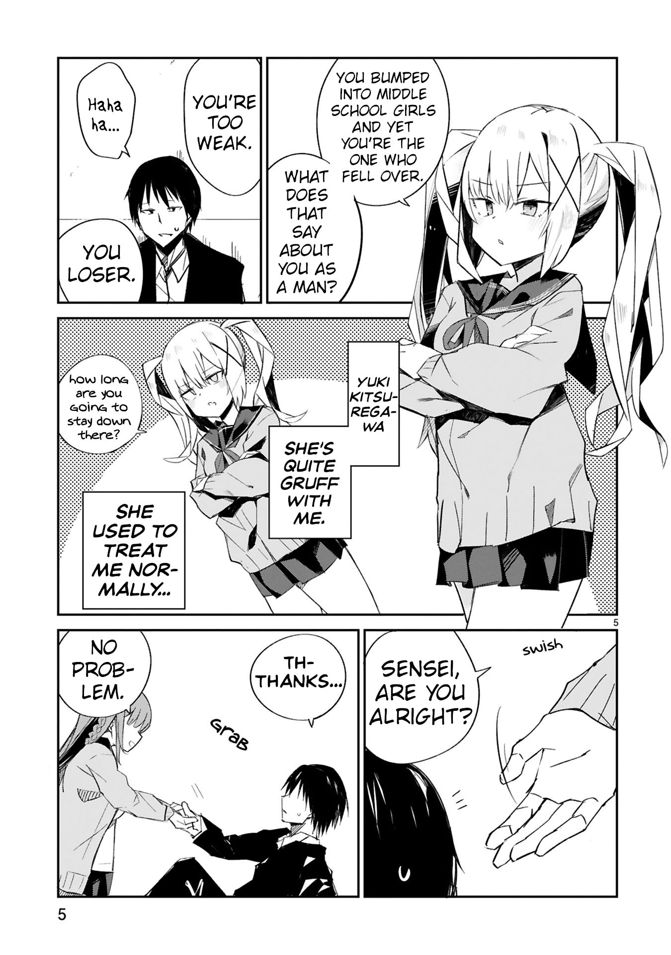 Loooser Loser Loser Loser Sensei Chapter 1 page 5 - Chapter 1: Oneshot