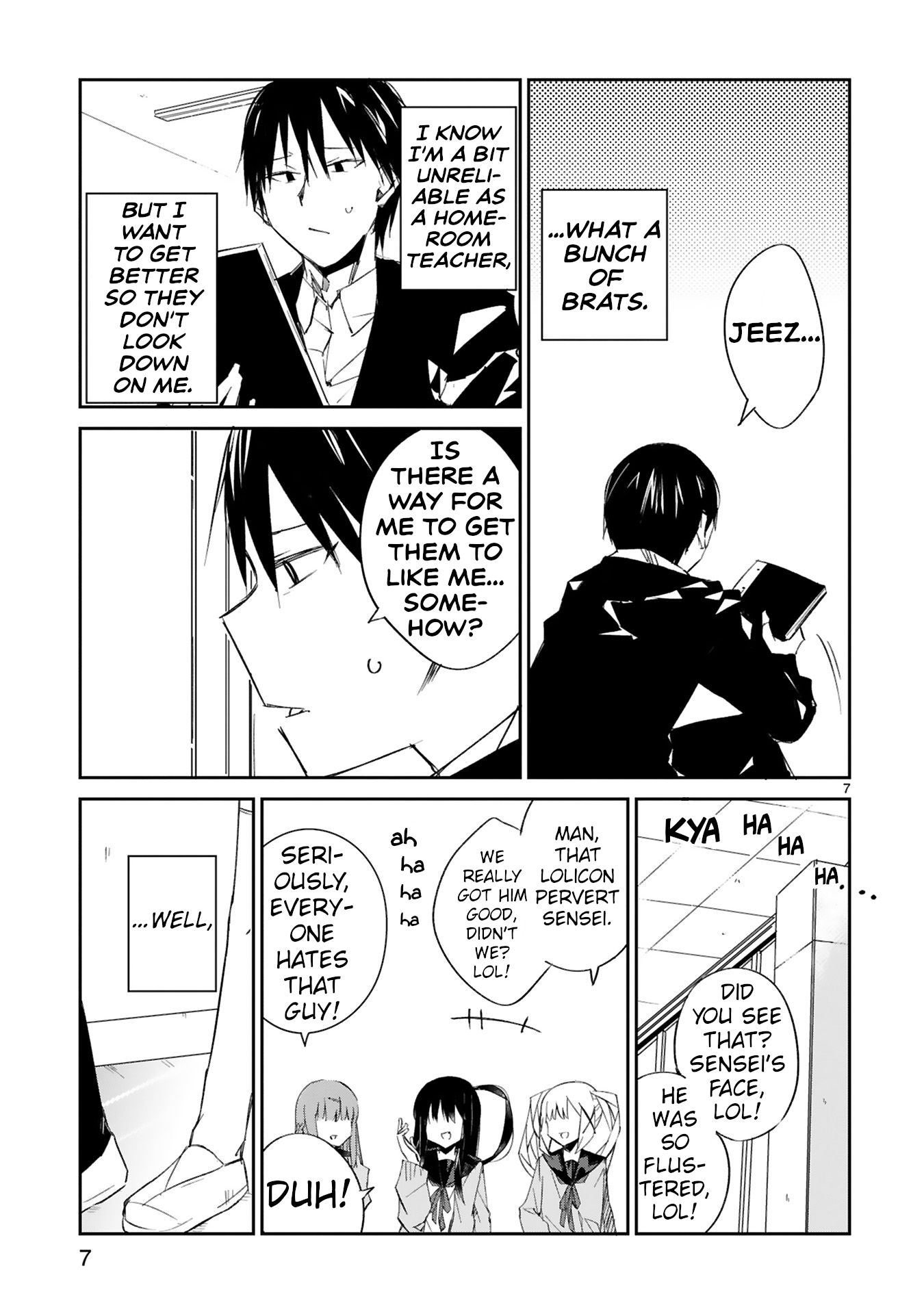 Loooser Loser Loser Loser Sensei Chapter 1 page 7 - Chapter 1: Oneshot