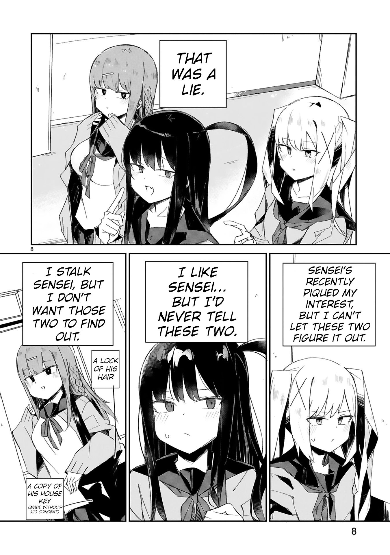 Loooser Loser Loser Loser Sensei Chapter 1 page 8 - Chapter 1: Oneshot