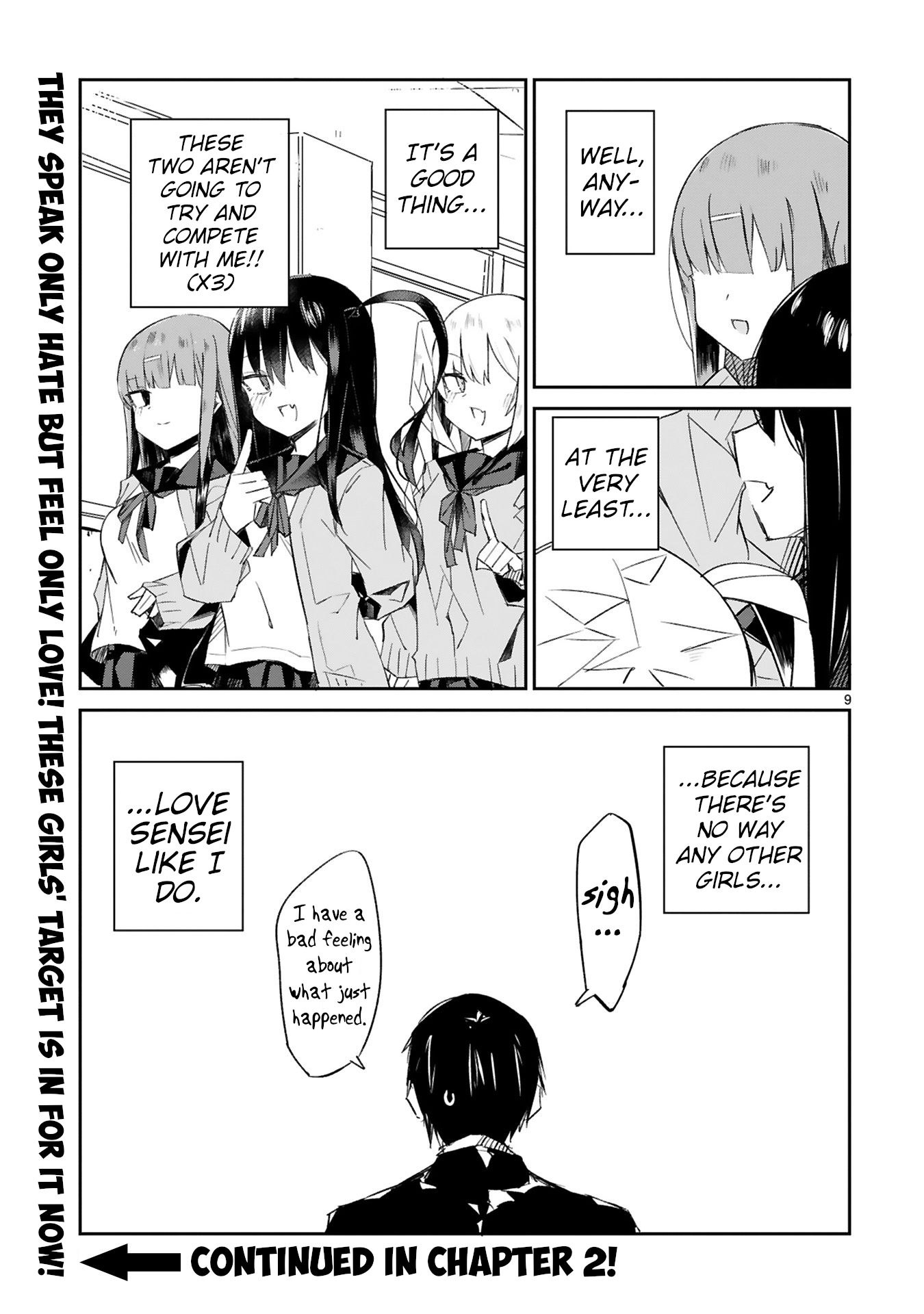 Loooser Loser Loser Loser Sensei Chapter 1 page 9 - Chapter 1: Oneshot