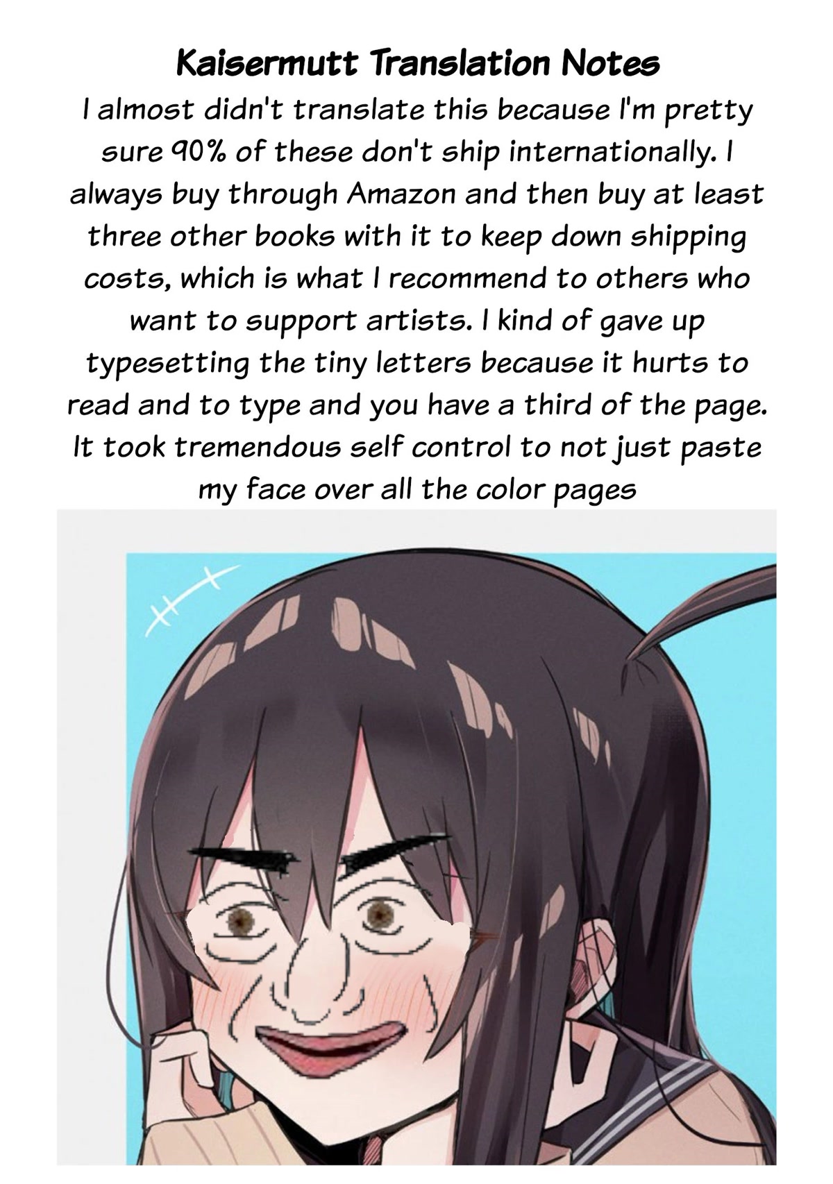 Loooser Loser Loser Loser Sensei Chapter 15.5 page 10 - Chapter 15.5: Volume 2 Commemmorative Color Pages and List of Bookstore Exclusives