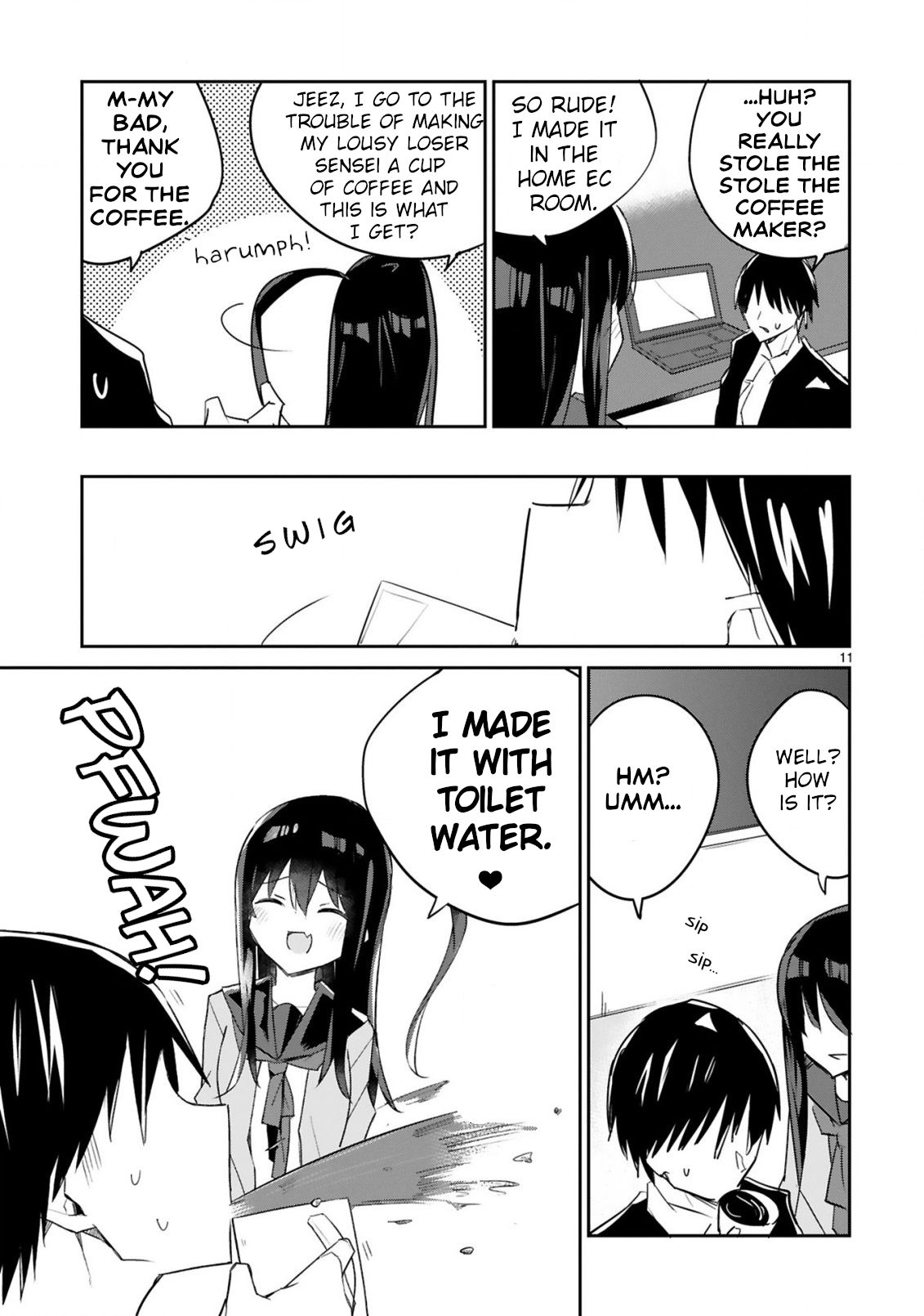 Loooser Loser Loser Loser Sensei Chapter 3 page 11 - Chapter 3