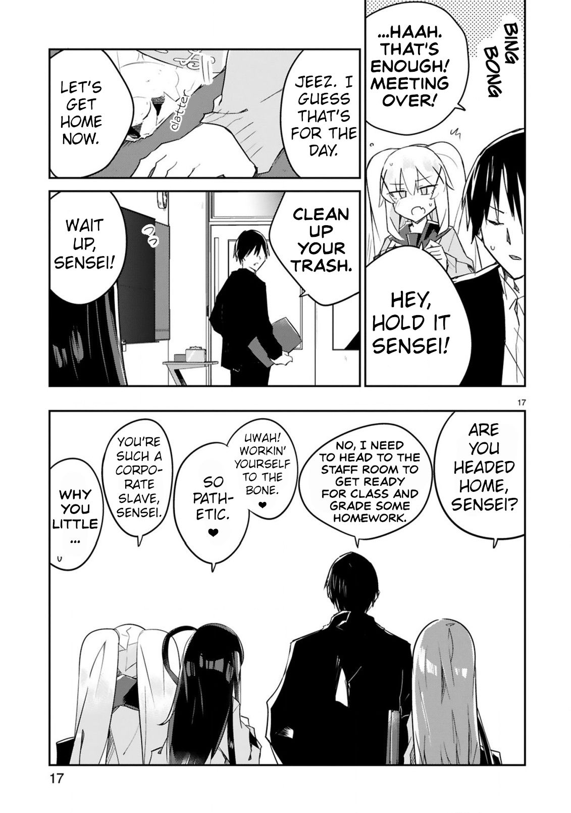 Loooser Loser Loser Loser Sensei Chapter 3 page 17 - Chapter 3