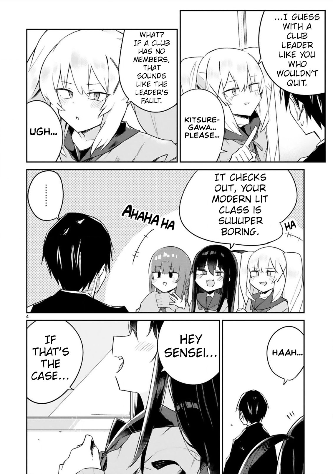Loooser Loser Loser Loser Sensei Chapter 3 page 4 - Chapter 3