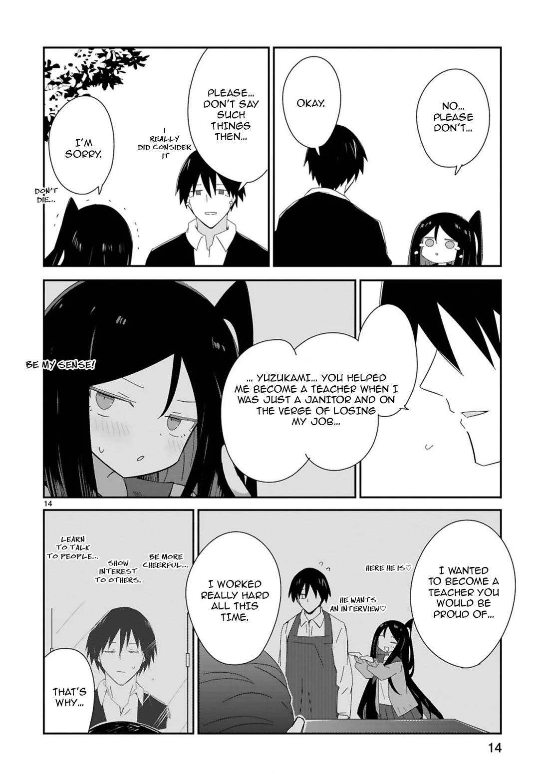 Loooser Loser Loser Loser Sensei Chapter 37 page 14 - Chapter 37 [END]
