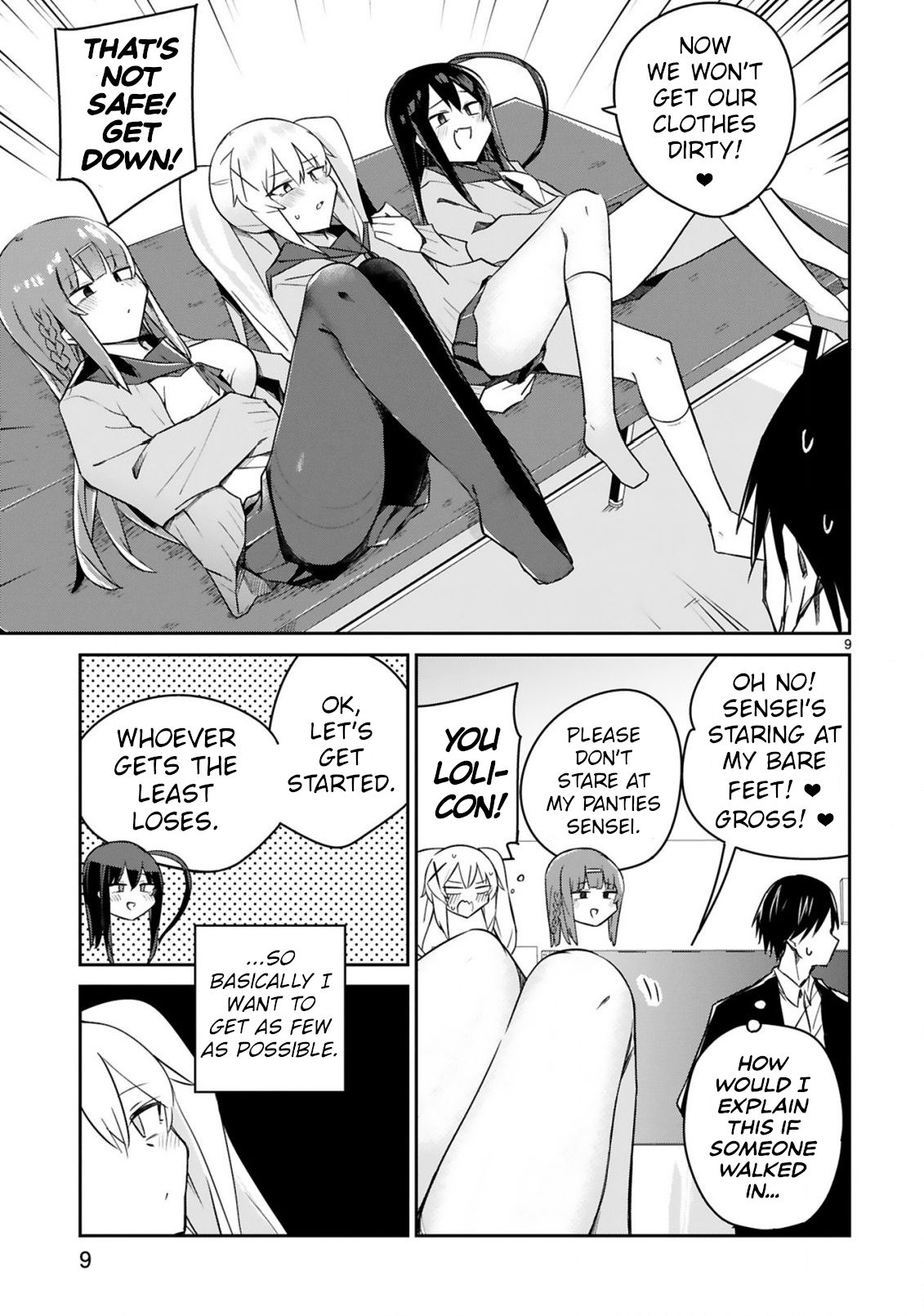 Loooser Loser Loser Loser Sensei Chapter 4 page 9 - Chapter 4