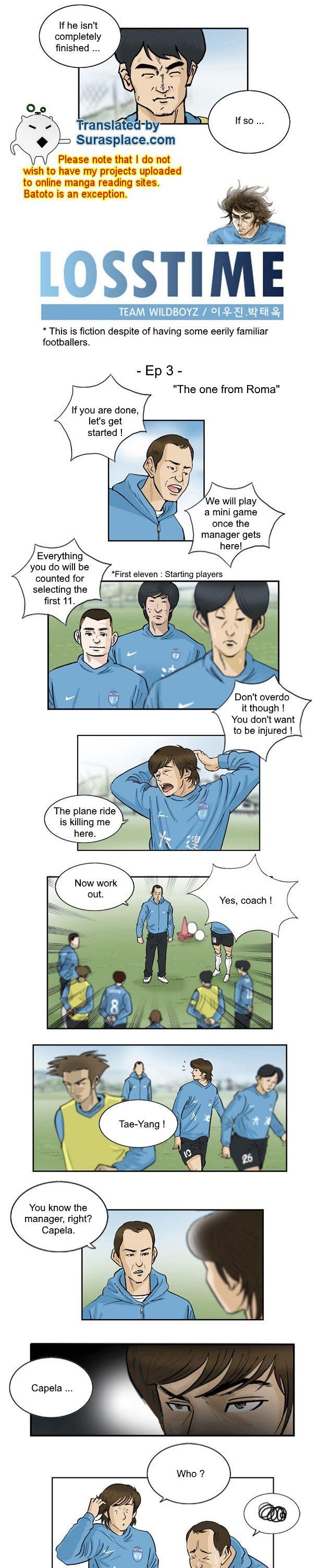 Losstime Chapter 3 page 1 - Chapter 3