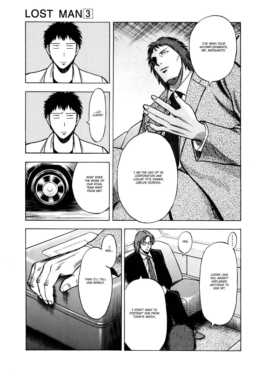 Lost Man Chapter 19 page 38 - Chapter 19: Bwaaah, Matsumoto-san~!!