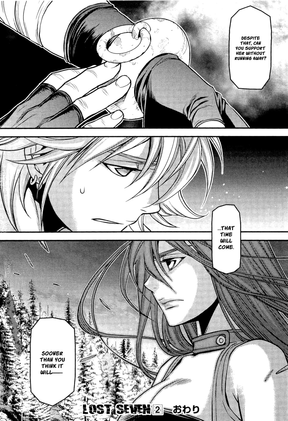 Lost Seven Chapter 10 page 34 - Chapter 10: Der Hahnenbalken / The Beam