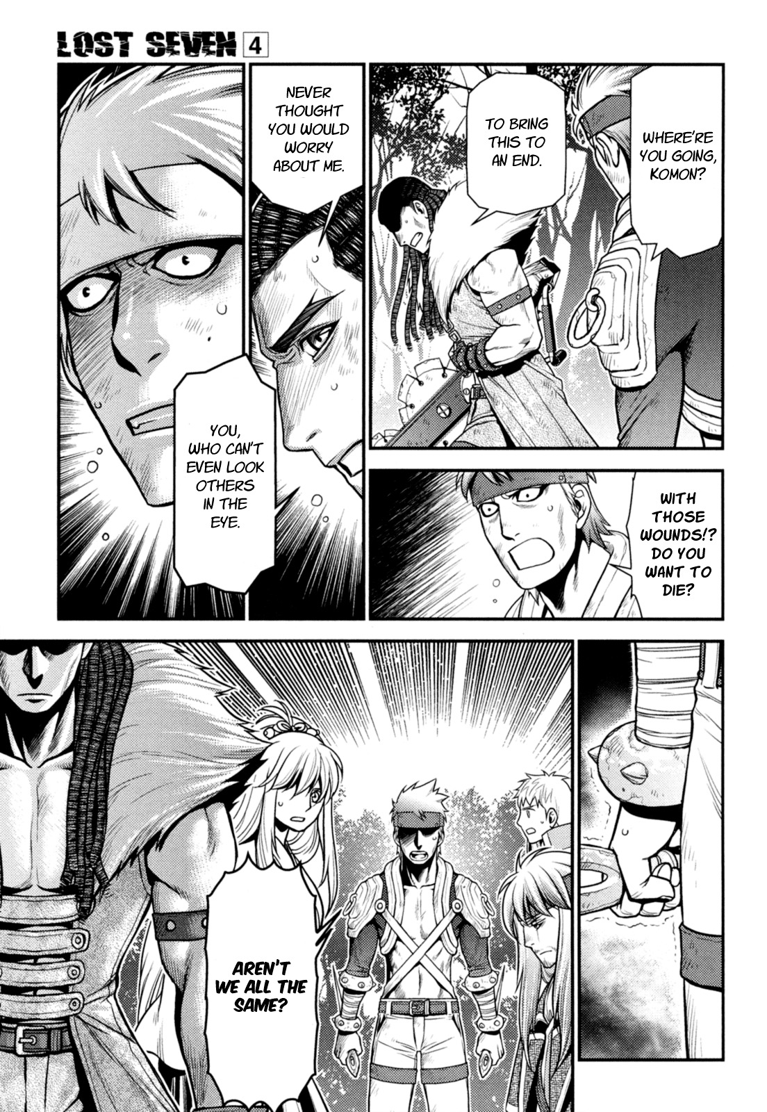 Lost Seven Chapter 20 page 4 - Chapter 20: Lieb und Leid Teilen / Sharing Joy and Sorrow