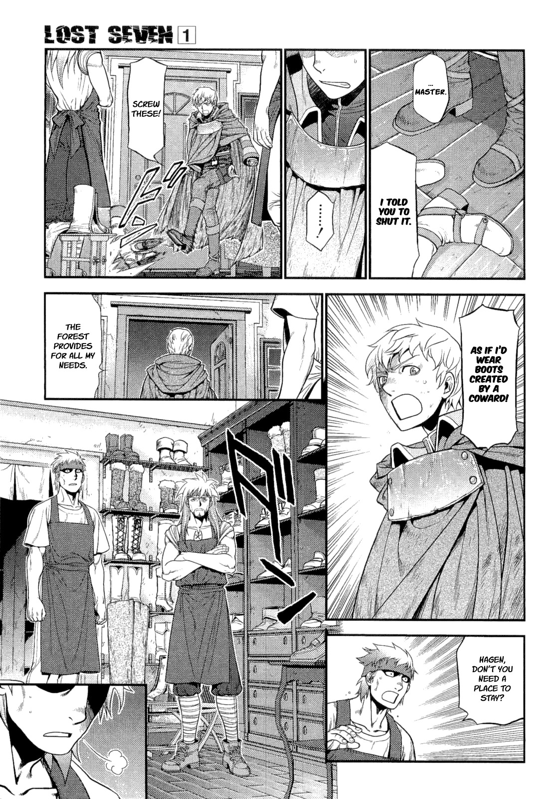 Lost Seven Chapter 4 page 11 - Chapter 4: Der Treuer Johannes / Trusty John