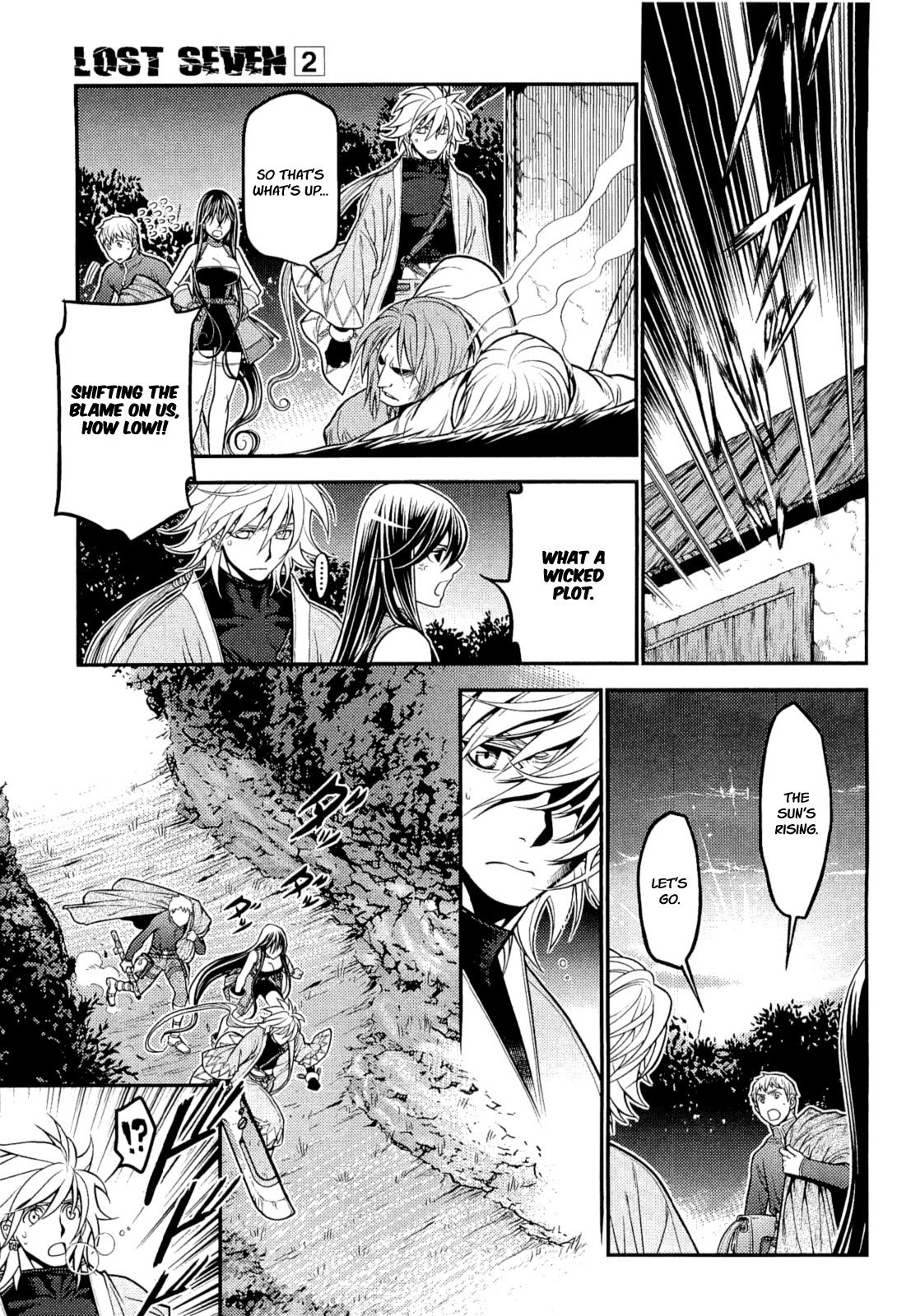 Lost Seven Chapter 6 page 21 - Chapter 6: Die Drei Glückskinder / The Three Sons of Fortune