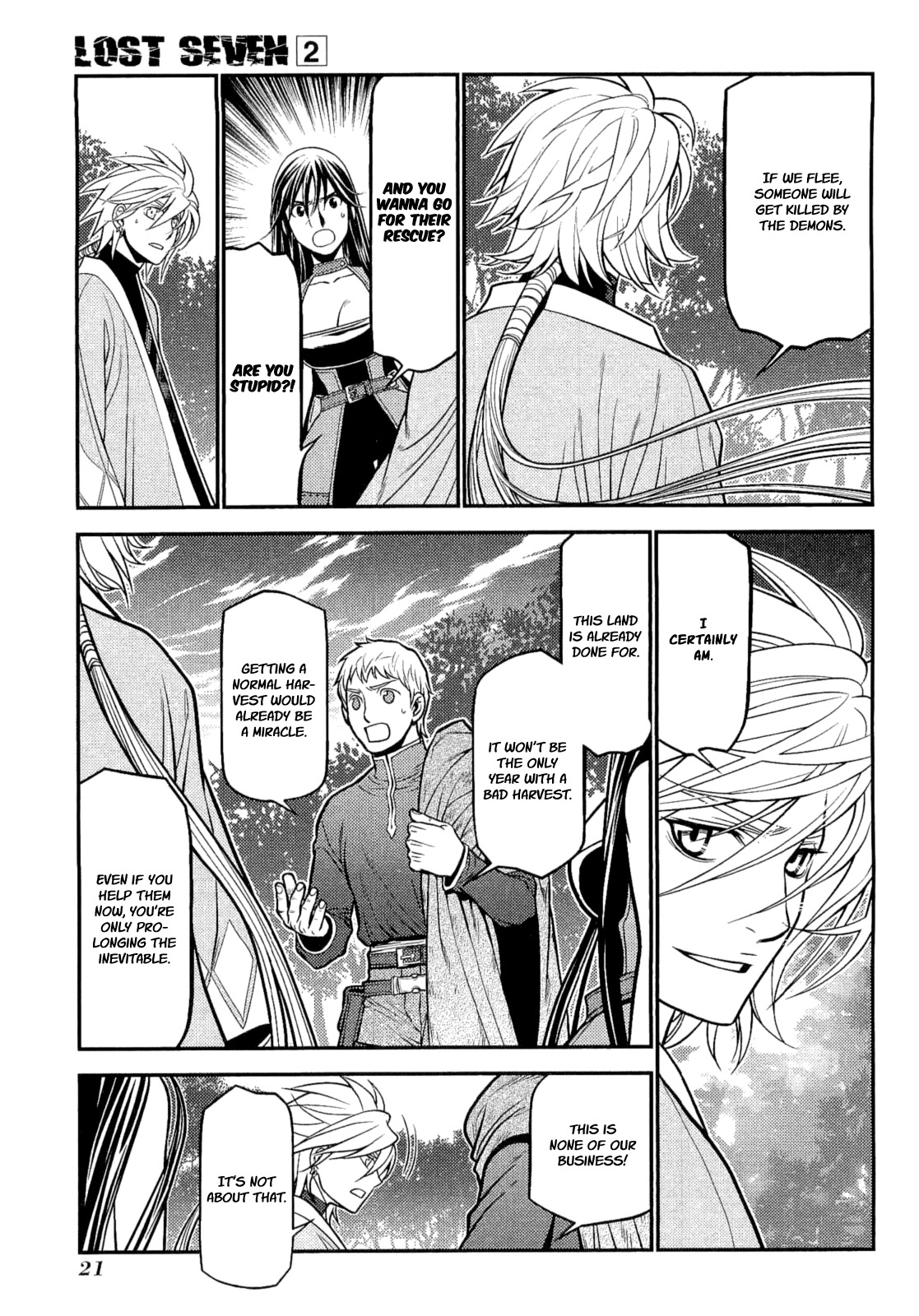 Lost Seven Chapter 6 page 23 - Chapter 6: Die Drei Glückskinder / The Three Sons of Fortune
