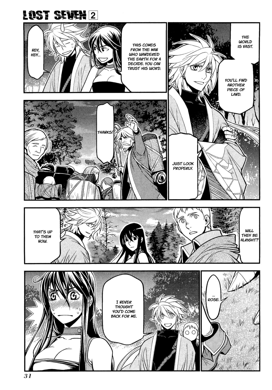 Lost Seven Chapter 6 page 33 - Chapter 6: Die Drei Glückskinder / The Three Sons of Fortune