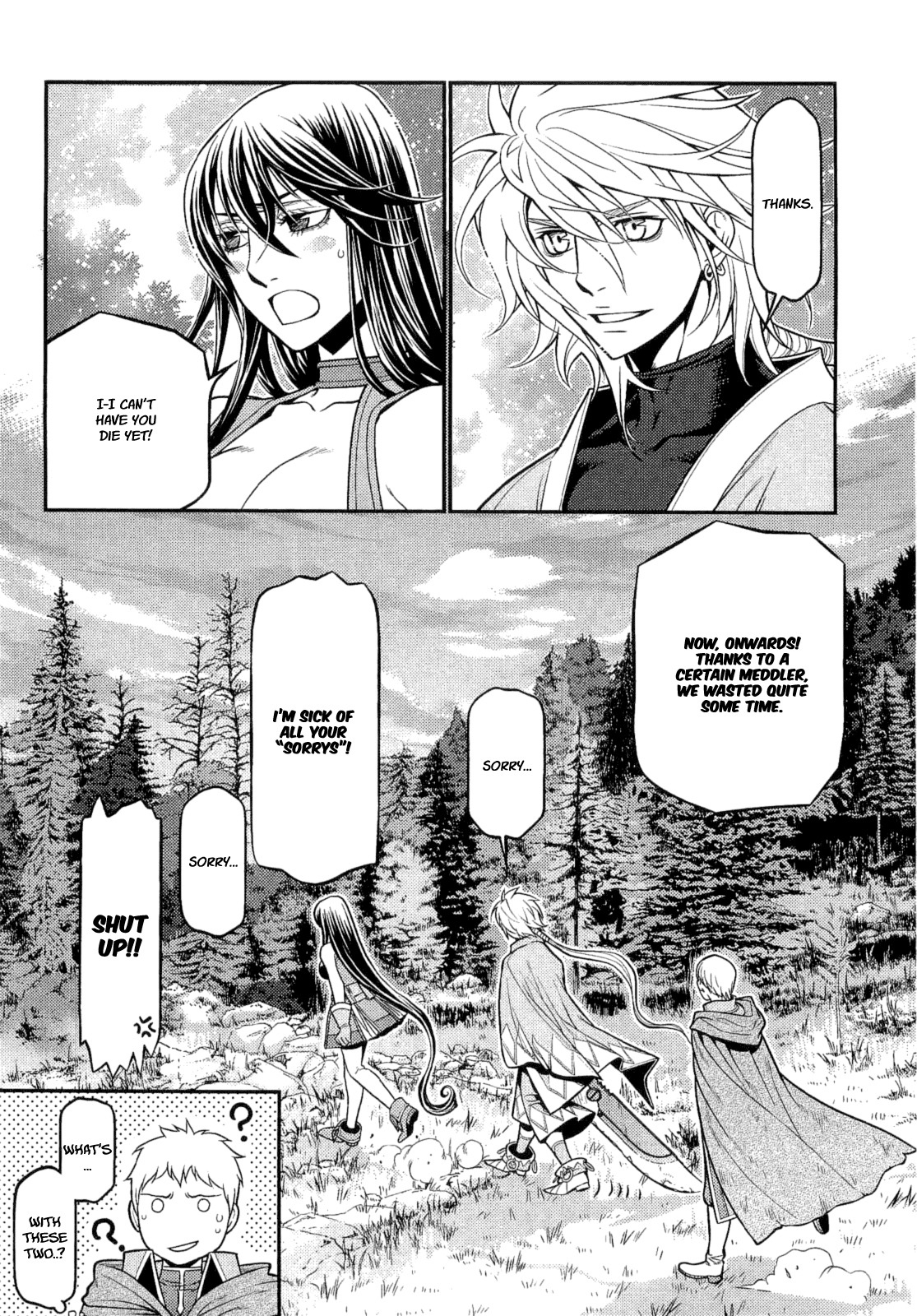 Lost Seven Chapter 6 page 34 - Chapter 6: Die Drei Glückskinder / The Three Sons of Fortune