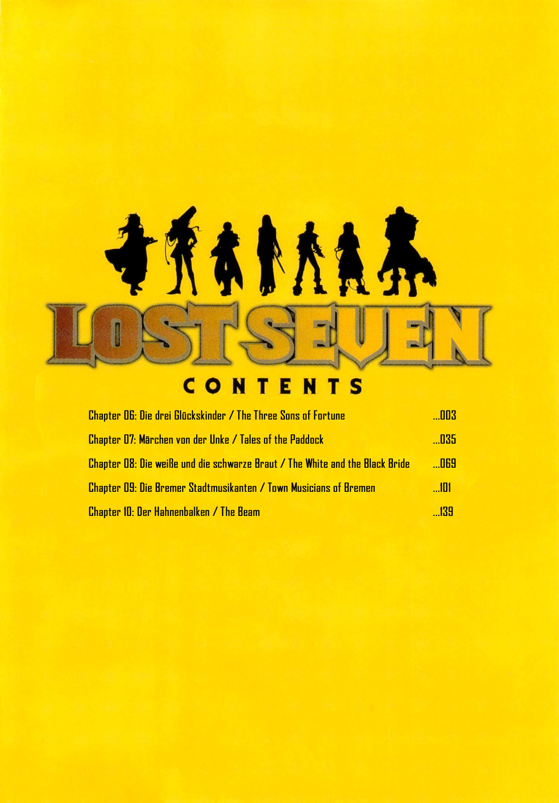 Lost Seven Chapter 6 page 4 - Chapter 6: Die Drei Glückskinder / The Three Sons of Fortune