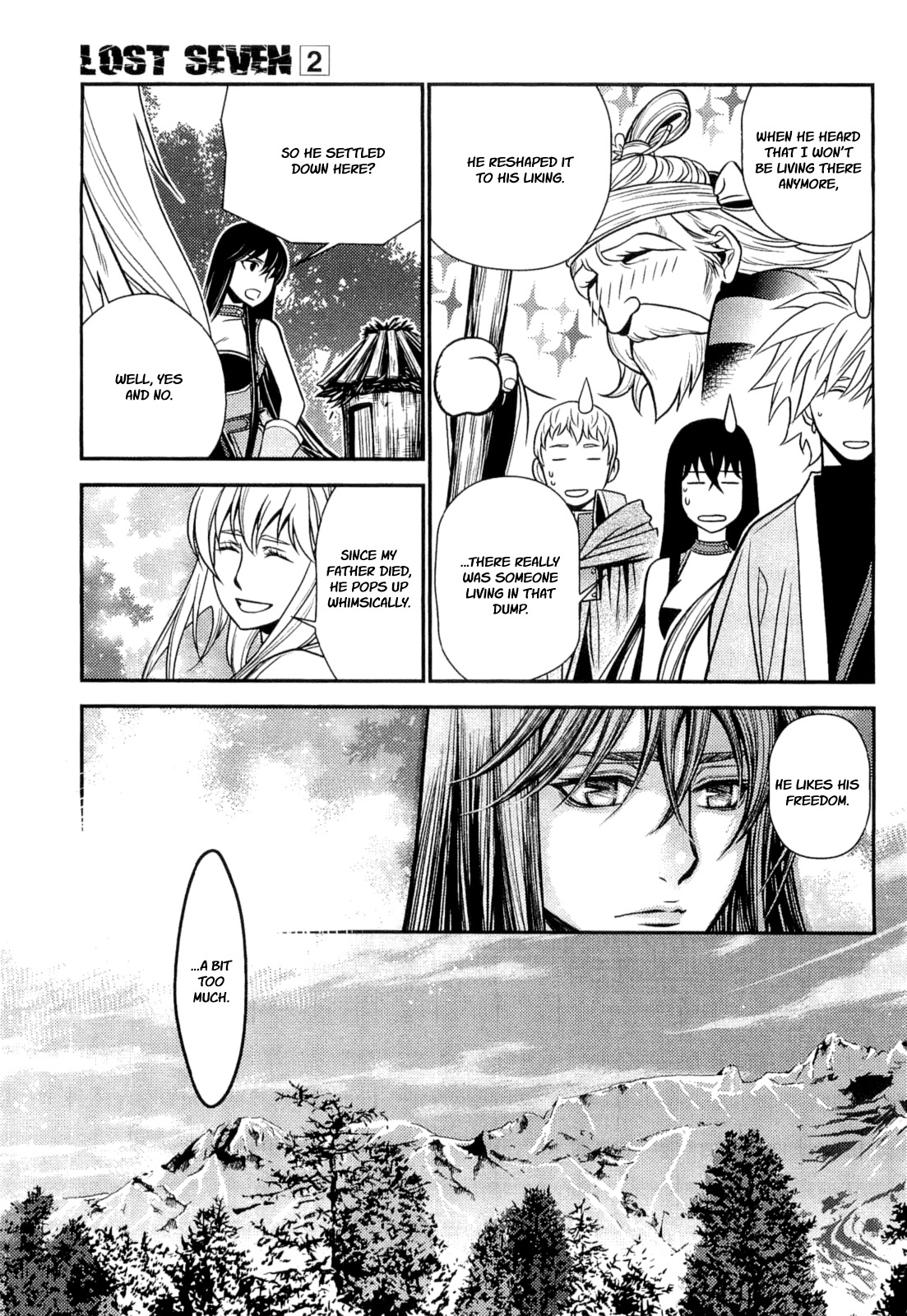 Lost Seven Chapter 8 page 16 - Chapter 8: Die Weiße und die Schwarze Braut / The White and the Black Bride