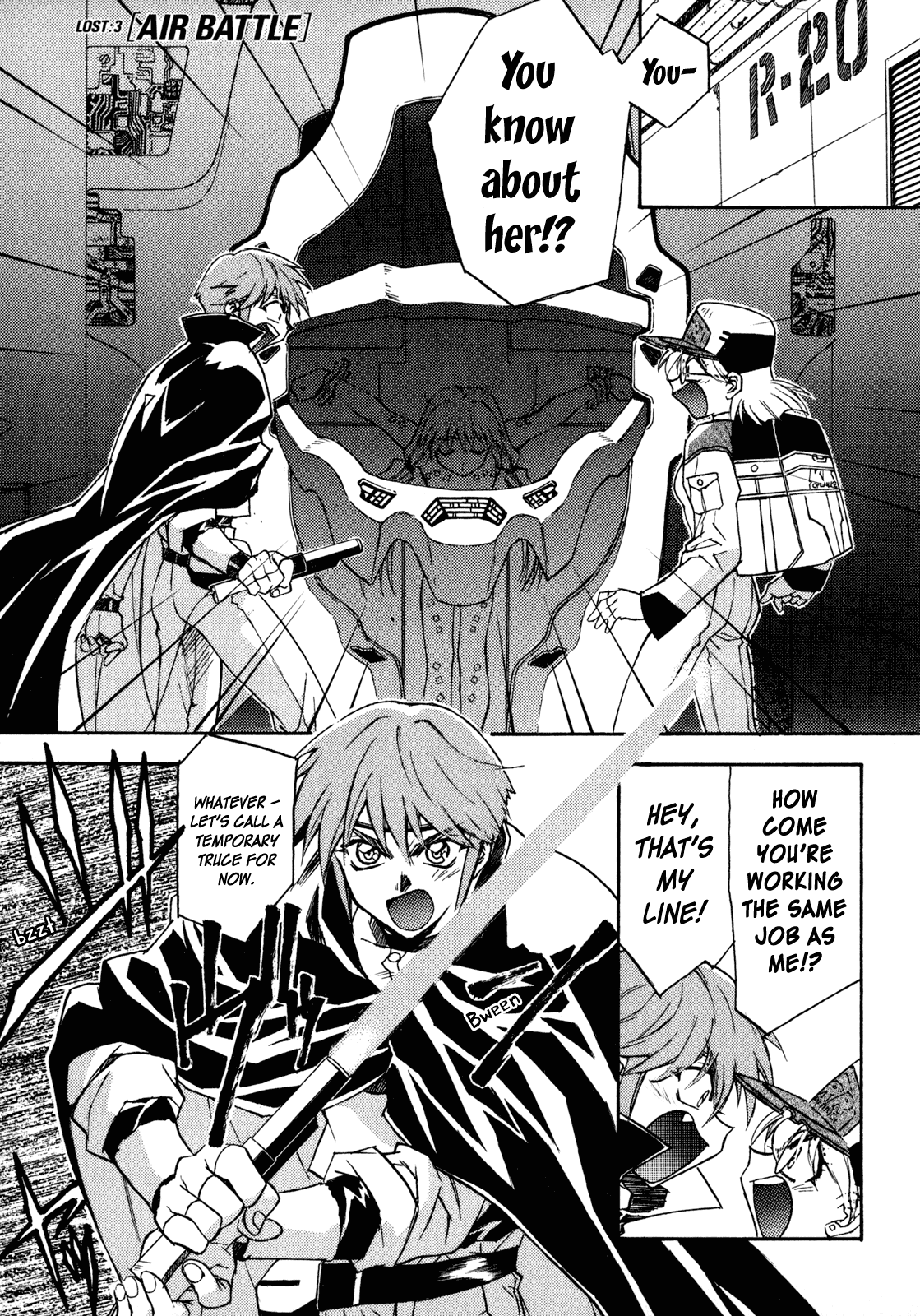 Lost Universe Chapter 3.2 page 1 - Chapter 3 v2 : Lost:3 [AIR BATTLE]