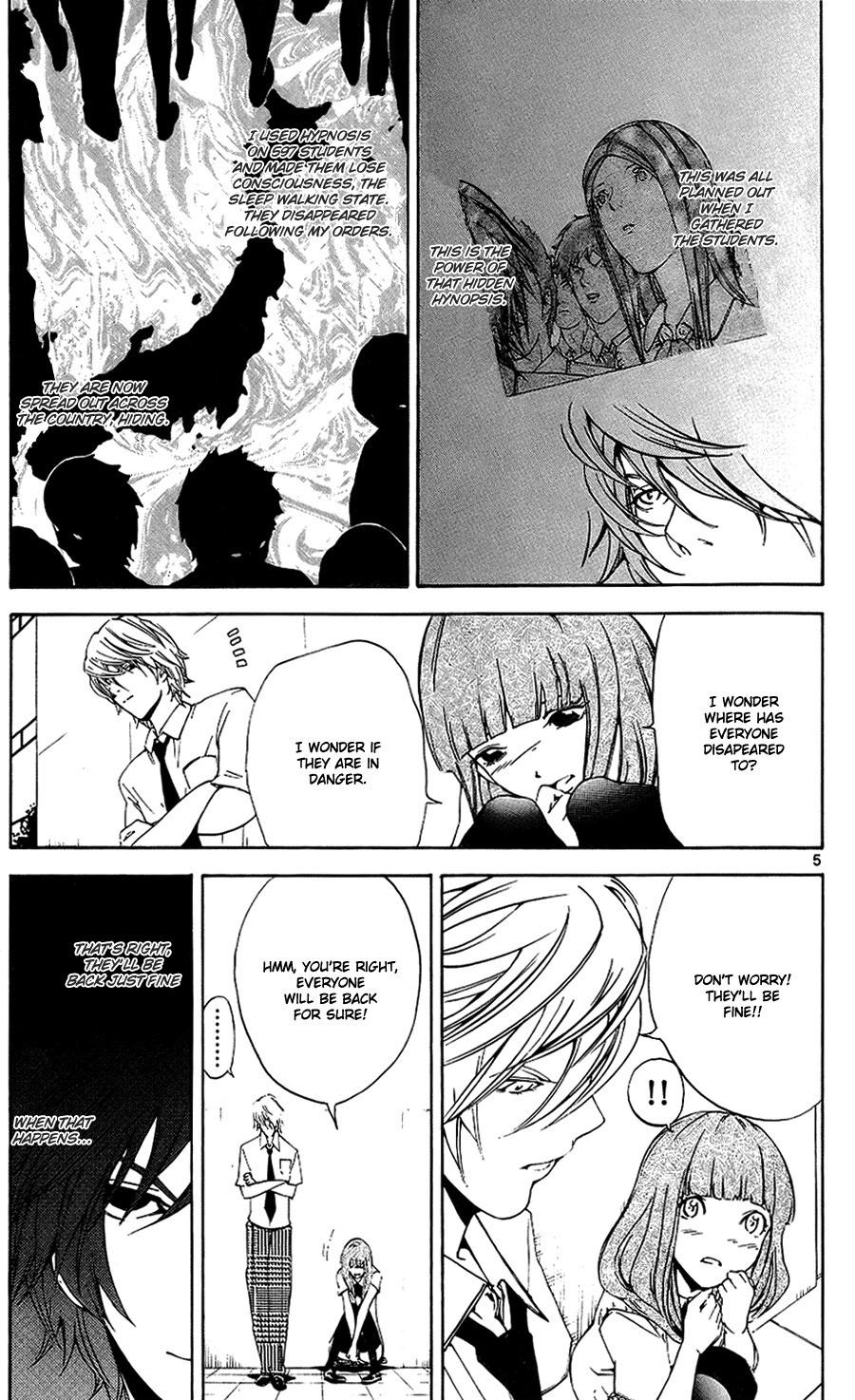 Lost+Brain Chapter 12 page 5 - Chapter 12: The Stundents in School Suddenly Disappeared, Finally, the Story has Taken a big Step