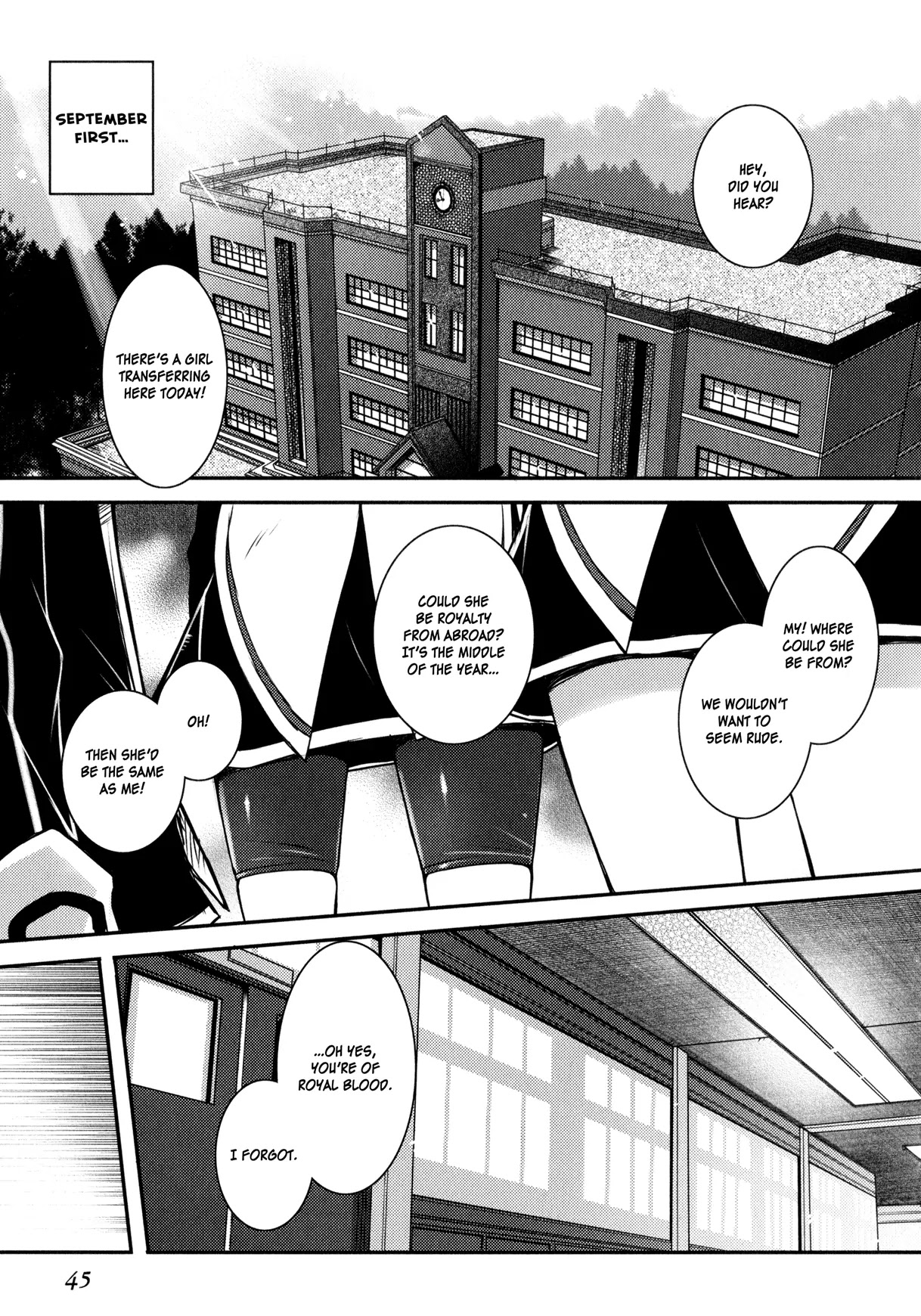 Lotte no Omocha! Chapter 17 page 1 - Chapter 17 : The Transfer Student And The Three Girls