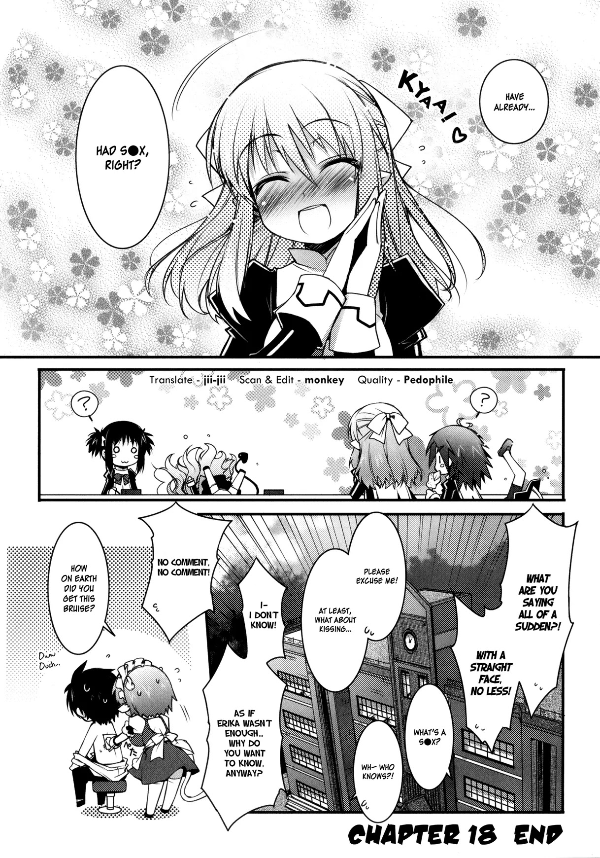 Lotte no Omocha! Chapter 18 page 18 - Chapter 18 : The Sneaky Sight - Seeing Shadow