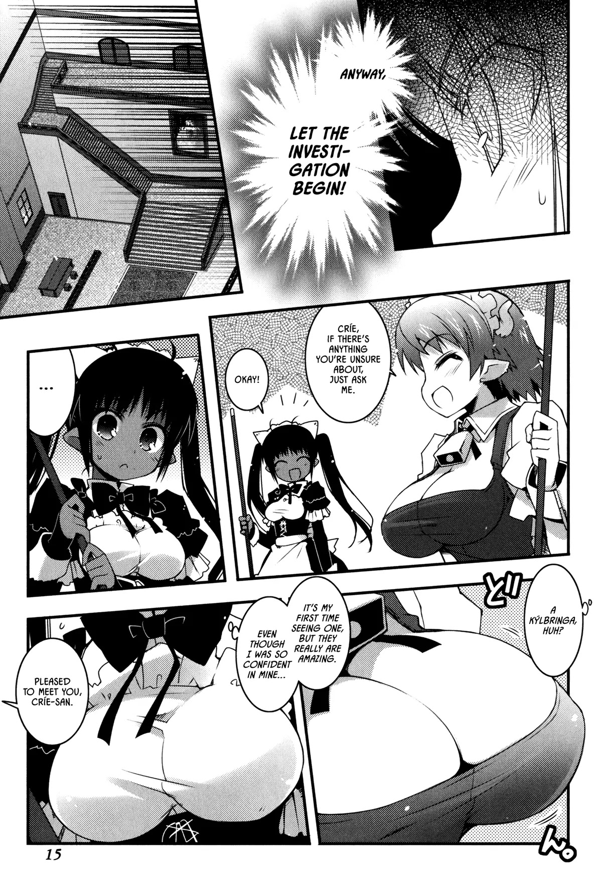 Lotte no Omocha! Chapter 30 page 17 - Chapter 30: What The Beautiful Maid Saw!