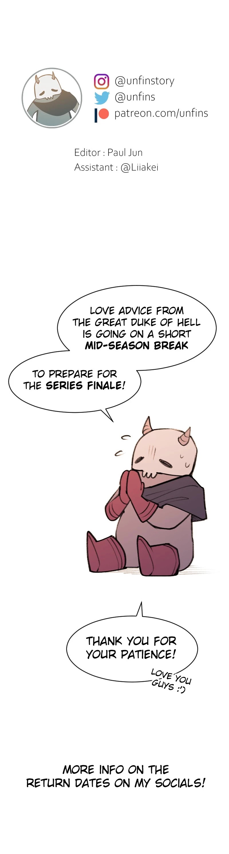 Love Advice from the Great Duke of Hell Chapter 125 page 43 - Chapter 125: Episode 118 (Mid Season Finale)