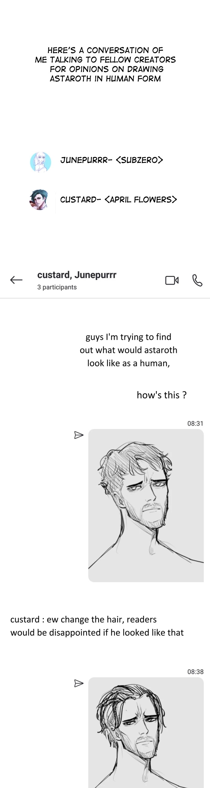 Love Advice from the Great Duke of Hell Chapter 47 page 1 - Chapter 47: Episode 45.5 (How to draw a hot guy)