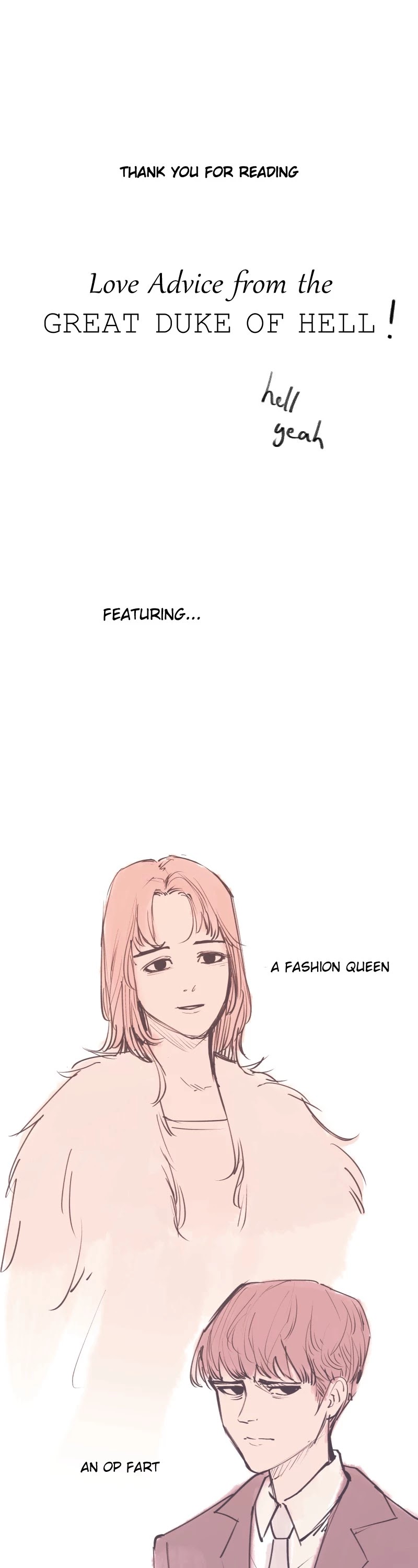 Love Advice from the Great Duke of Hell Chapter 72 page 1 - Chapter 72: Season 1 Extras