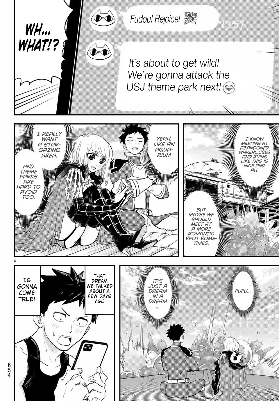 Love after World Domination Chapter 5 page 6 - Chapter 5: You just keep calling for date spot areas!