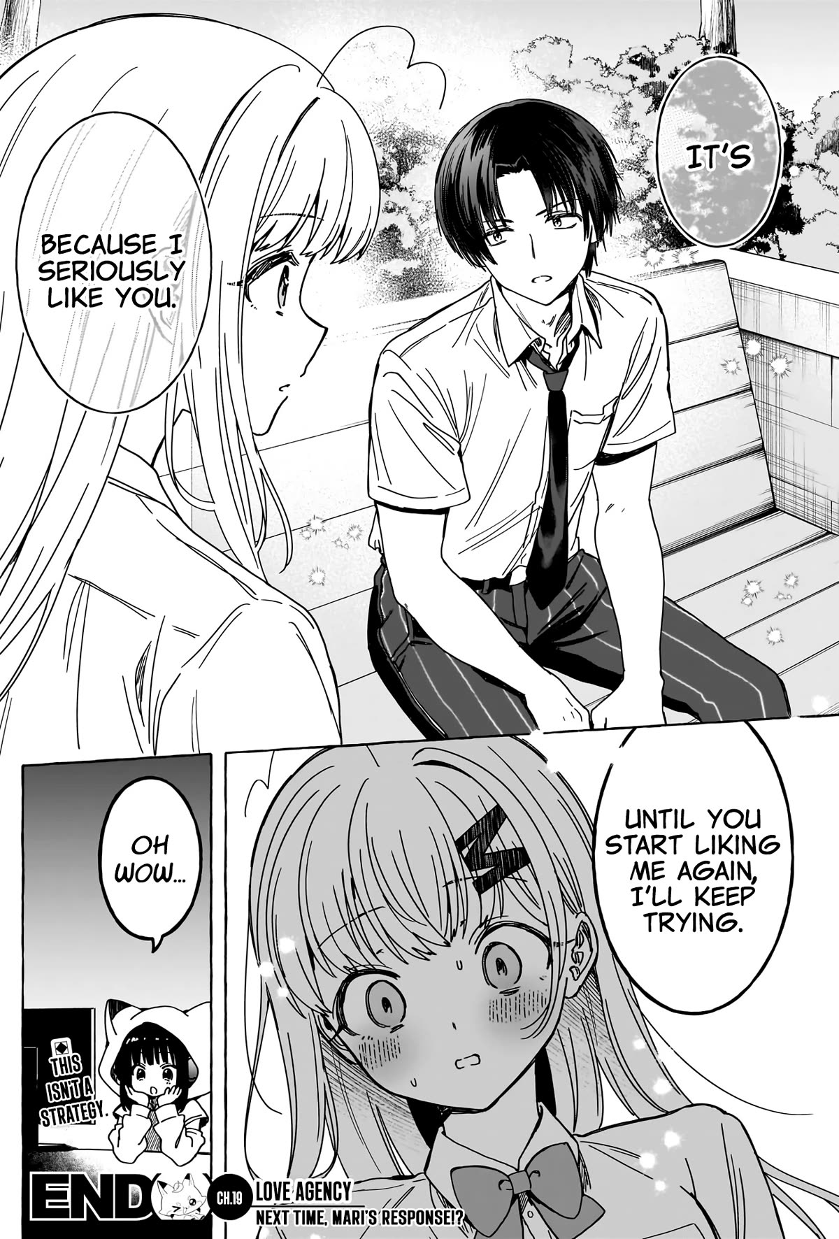 Love Agency Chapter 19 page 19 - Chapter 19: Come Out