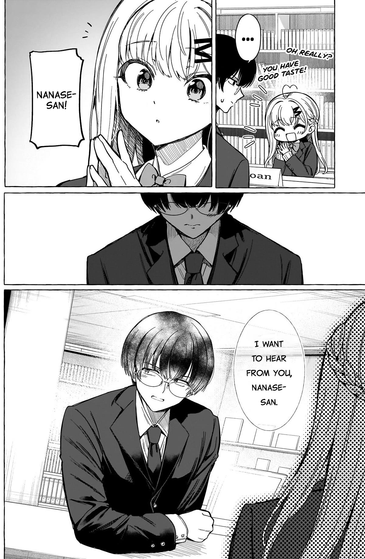 Love Agency Chapter 5 page 15 - Chapter 5: The 5 S's of Backchanneling