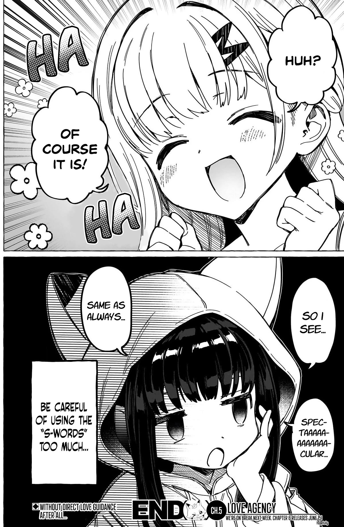 Love Agency Chapter 5 page 19 - Chapter 5: The 5 S's of Backchanneling