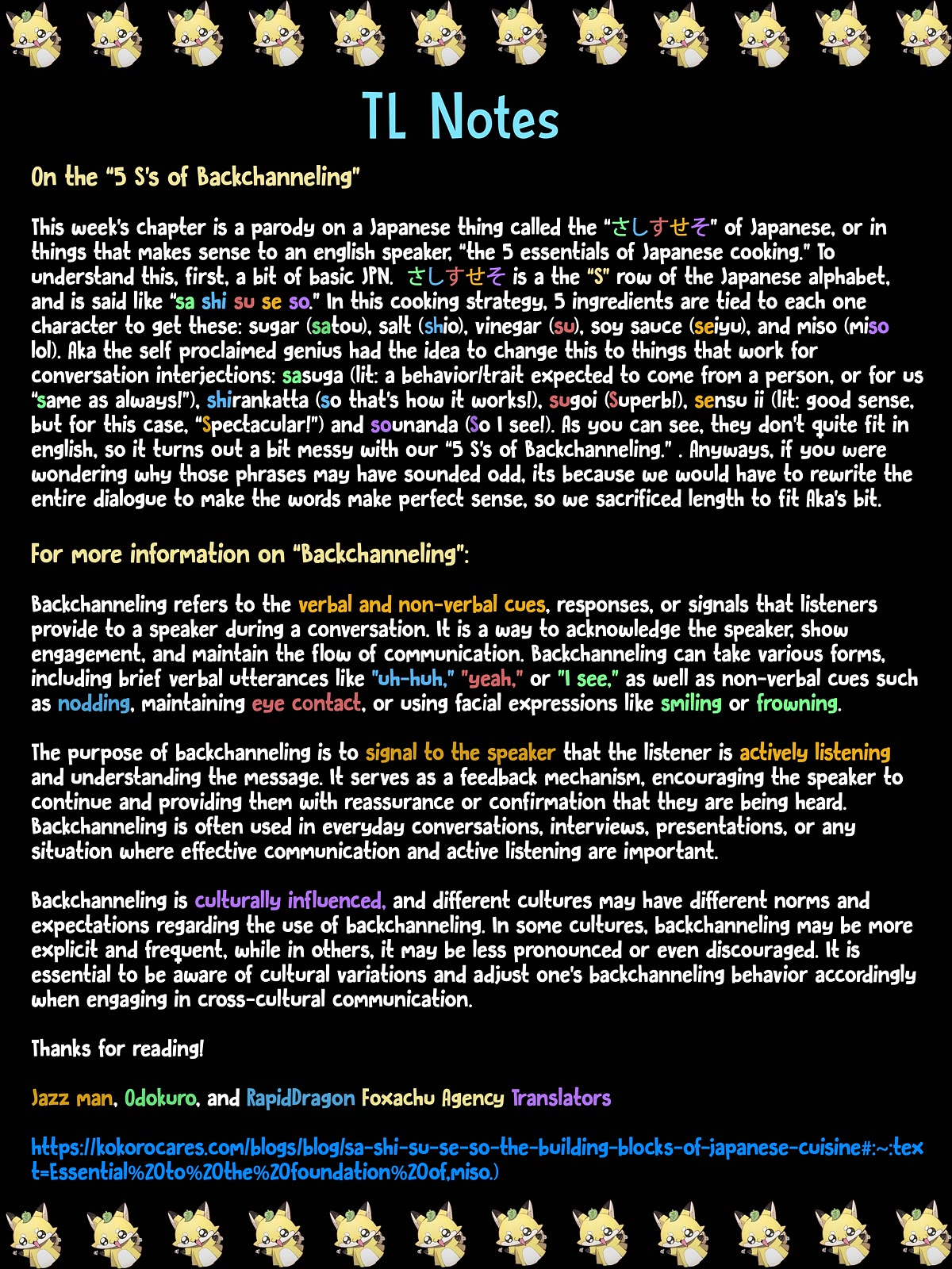 Love Agency Chapter 5 page 20 - Chapter 5: The 5 S's of Backchanneling