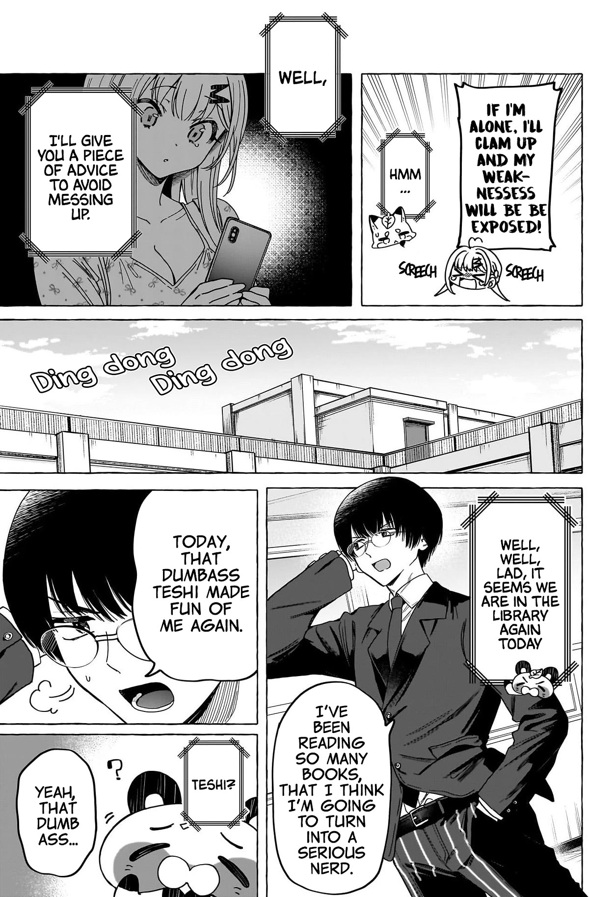 Love Agency Chapter 5 page 4 - Chapter 5: The 5 S's of Backchanneling