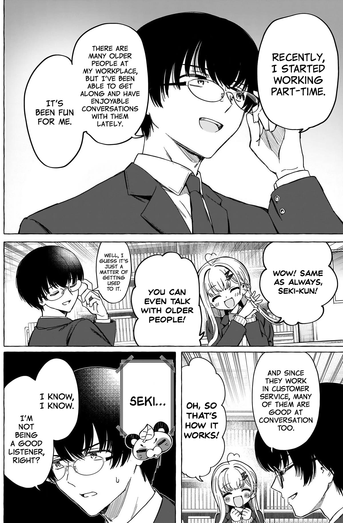 Love Agency Chapter 5 page 9 - Chapter 5: The 5 S's of Backchanneling