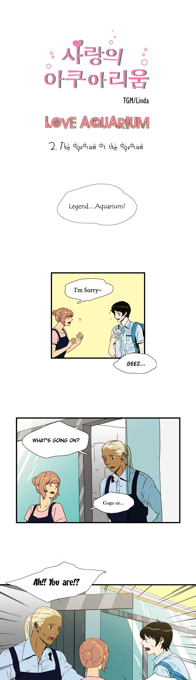 Love Aquarium Chapter 2 page 1 - Chapter 2 : The Aquarium, at the Aquarium
