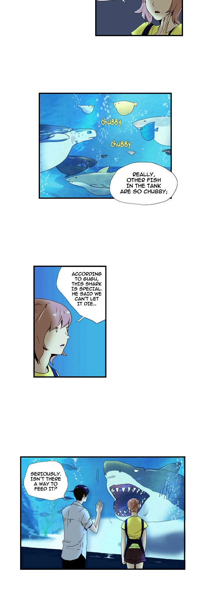 Love Aquarium Chapter 5 page 4 - Chapter 5 : Shark, That Uncontrollable Hunger