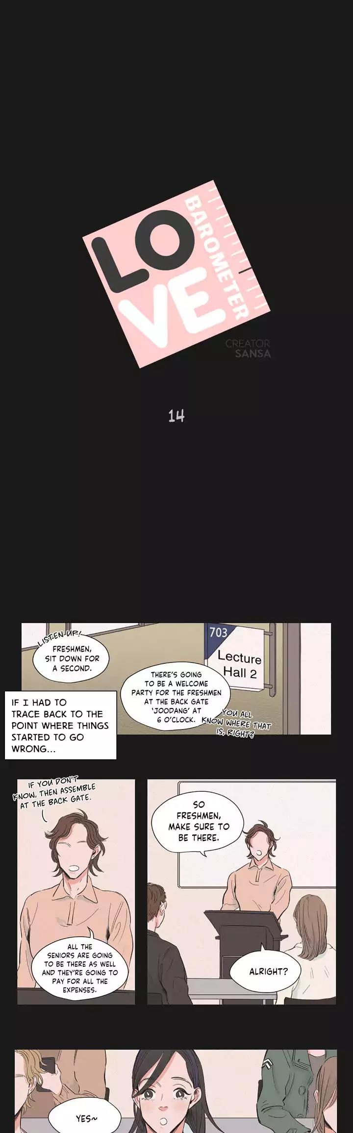 Love Barometer Chapter 14 page 1 - Chapter 14