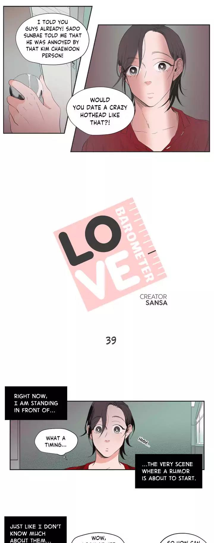 Love Barometer Chapter 39 page 1 - Chapter 39