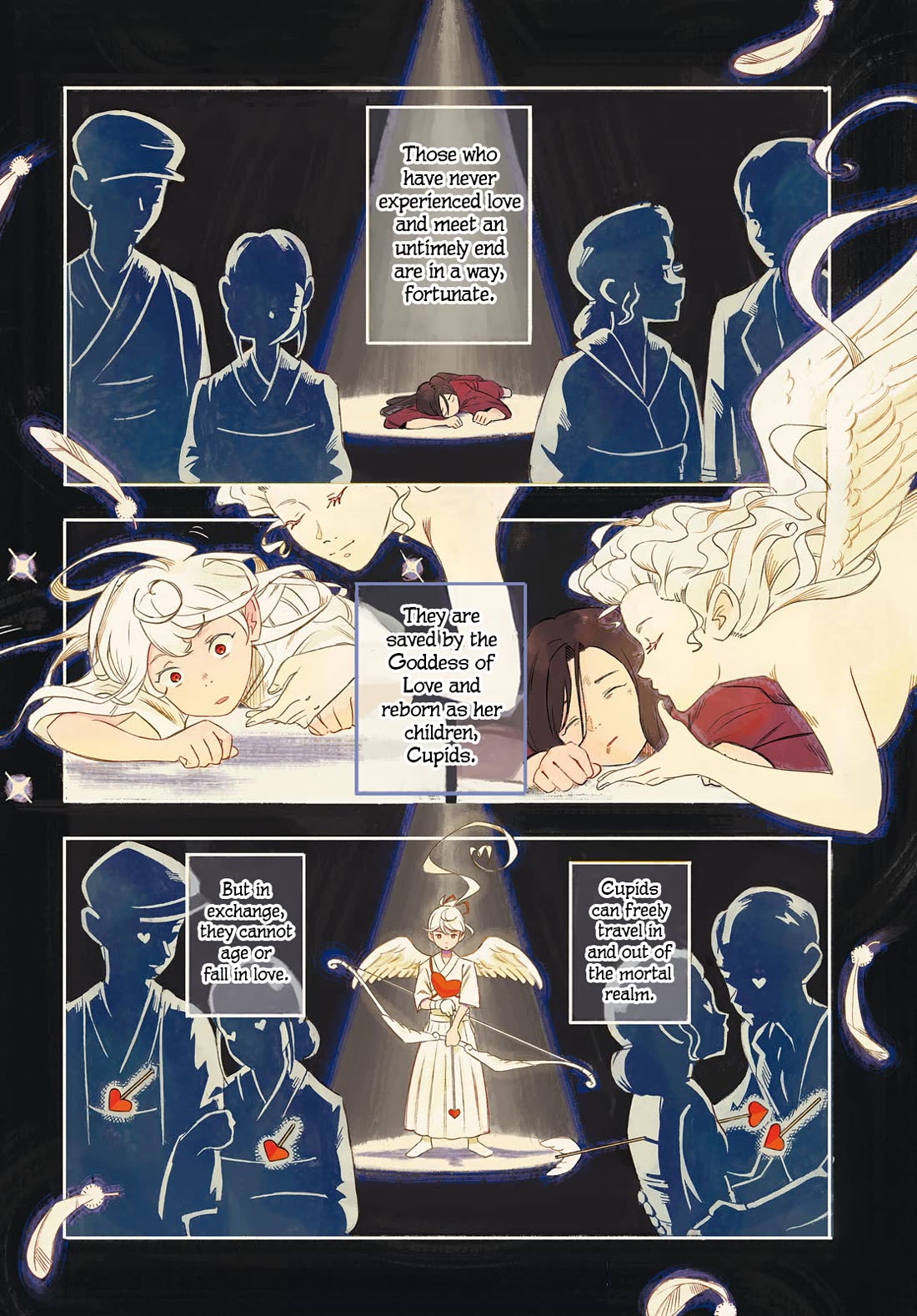 Love Bullet Chapter 0 page 2 - Chapter 0: A Cupid's Solution to a Love Triangle
