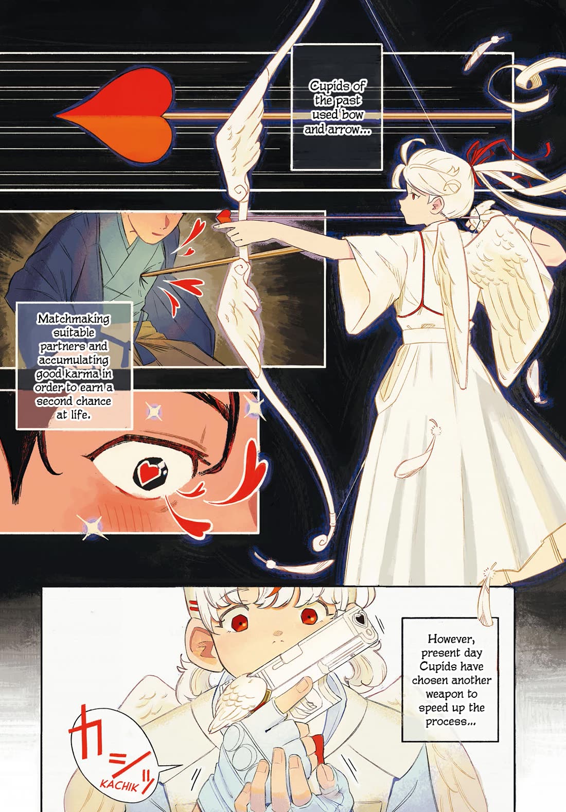 Love Bullet Chapter 0 page 3 - Chapter 0: A Cupid's Solution to a Love Triangle