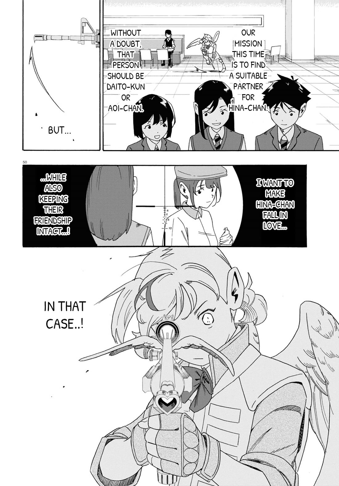 Love Bullet Chapter 0 page 54 - Chapter 0: A Cupid's Solution to a Love Triangle