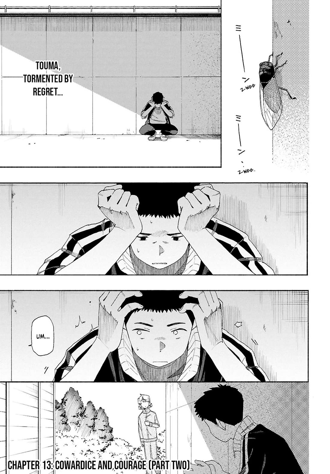 Love Bullet Chapter 13.1 page 1 - Chapter 13.1: Cowardice and Courage (Part Two)