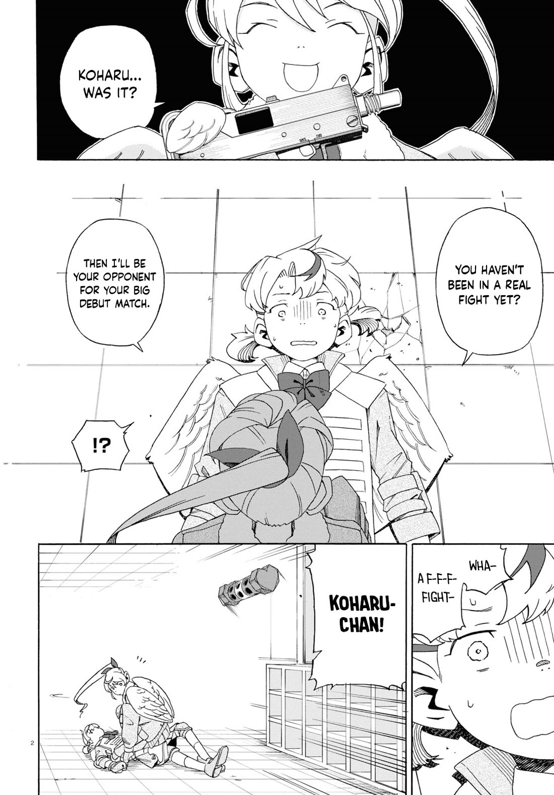 Love Bullet Chapter 4 page 2 - Chapter 4: Cupid vs. Cupid (Part One)